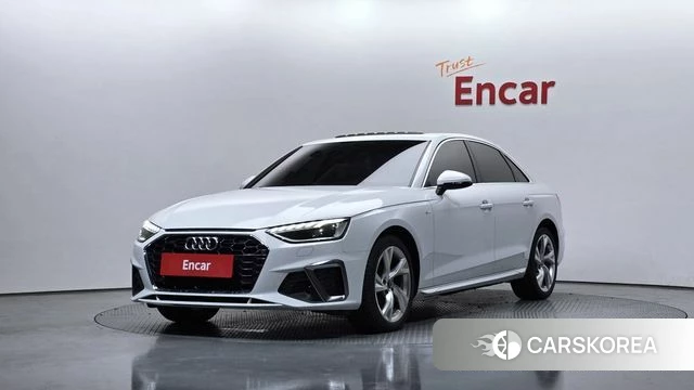 Audi A4 (B9) 2021 Белый из Кореи