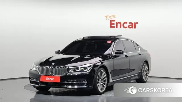 BMW 7 Series (G11) 2018 Черный из Кореи