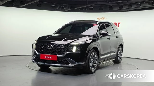 Hyundai The New Santa Fe 2021 Черный из Кореи