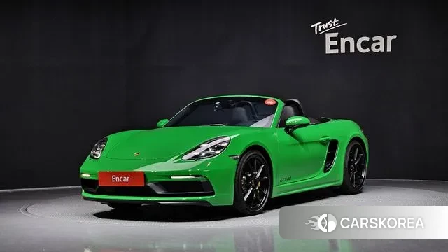 Porsche 718 Boxster 2021 Зеленый из Кореи