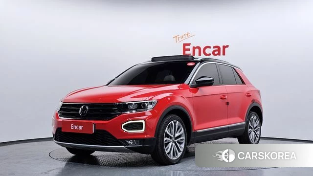 Volkswagen T-Roc 2022 Красный из Кореи