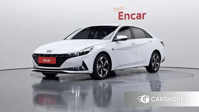 Hyundai Avante (CN7) 2021 Белый из Кореи