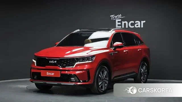 Kia Sorento 4th Generation 2021 Красный из Кореи