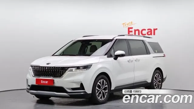 Kia Carnival 4th generation 2021 Белый из Кореи