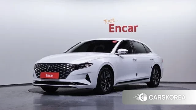 Hyundai The New Grandeur IG Hybrid 2021 Белый из Кореи