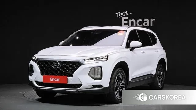 Hyundai Santa Fe TM 2019 Белый из Кореи