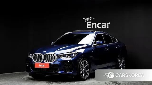 BMW X6 (G06) 2023 Синий из Кореи