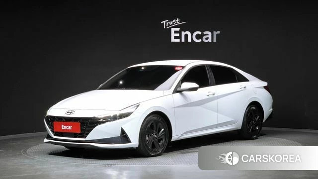 Hyundai Avante (CN7) 2022 Белый из Кореи