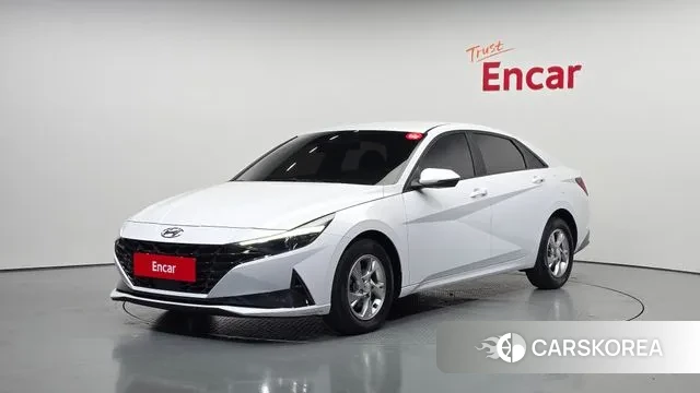 Hyundai Avante (CN7) 2021 Белый из Кореи