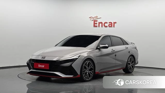 Hyundai Avante (CN7) 2022 Серебристо-серый из Кореи