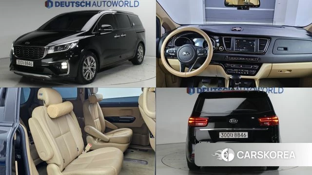 Kia The New Carnival 2019 Черный из Кореи