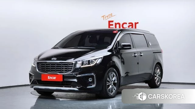 Kia The New Carnival 2018 Черный из Кореи