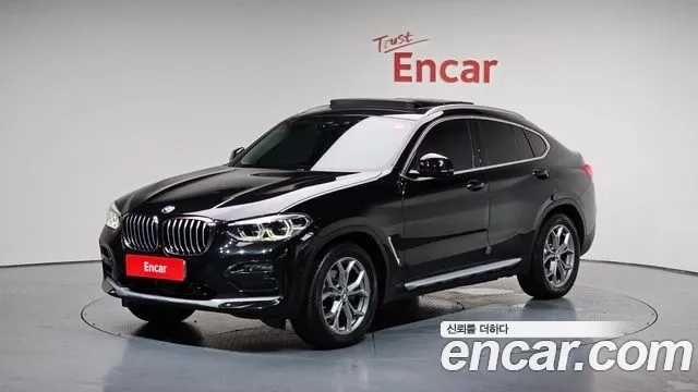 BMW X4 (G02) 2021 Черный из Кореи