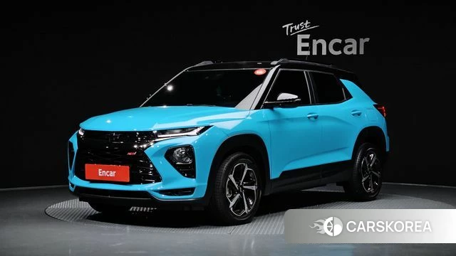 Chevrolet (GM Daewoo) Trailblazer 2021 Небесно-голубой из Кореи