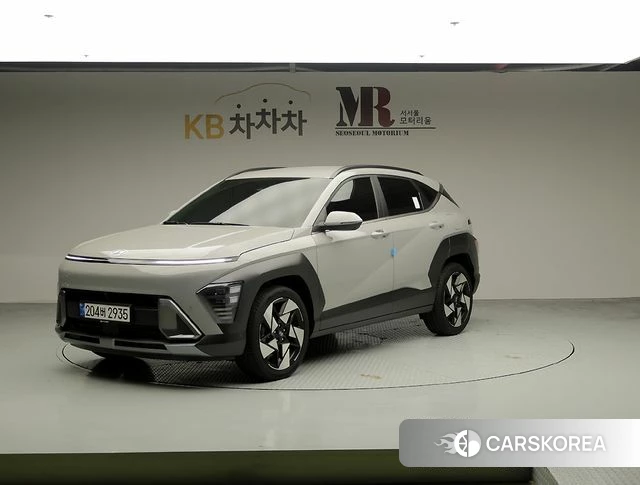Hyundai Kona (SX2) 2024 Серебристо-серый из Кореи