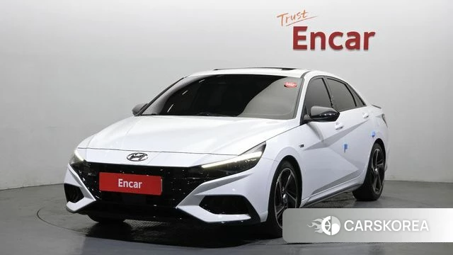 Hyundai Avante (CN7) 2020 Белый из Кореи