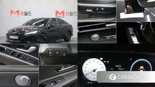 Hyundai Avante (CN7) 2020 Черный из Кореи