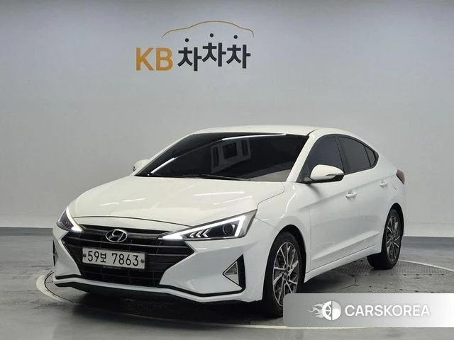 Hyundai The New Avante AD 2019 Белый из Кореи