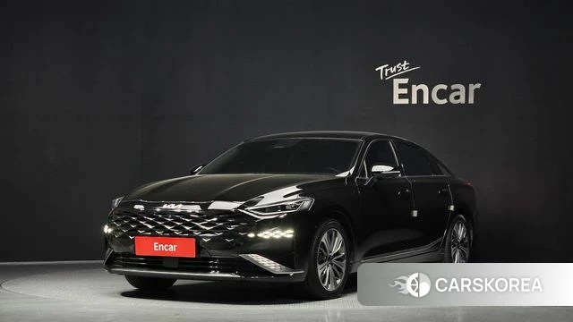 Kia K8 Hybrid 2022 Черный из Кореи