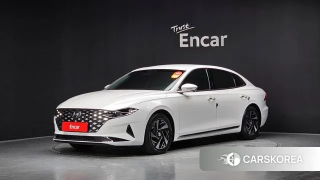 Hyundai The New Grandeur IG Hybrid 2021 Белый из Кореи