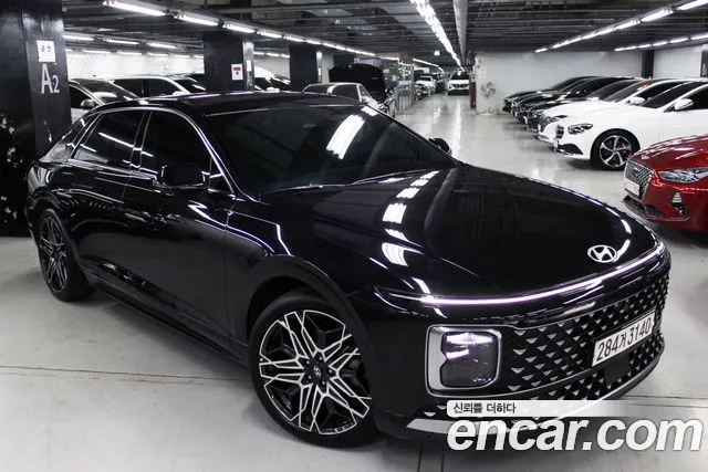 Hyundai Grandeur (GN7) 2023 Черный из Кореи