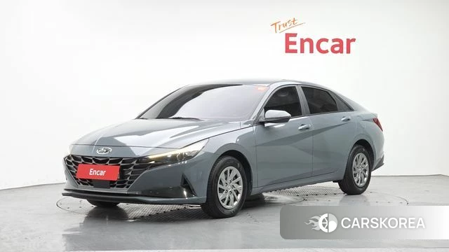 Hyundai Avante (CN7) 2021 Небесно-голубой из Кореи