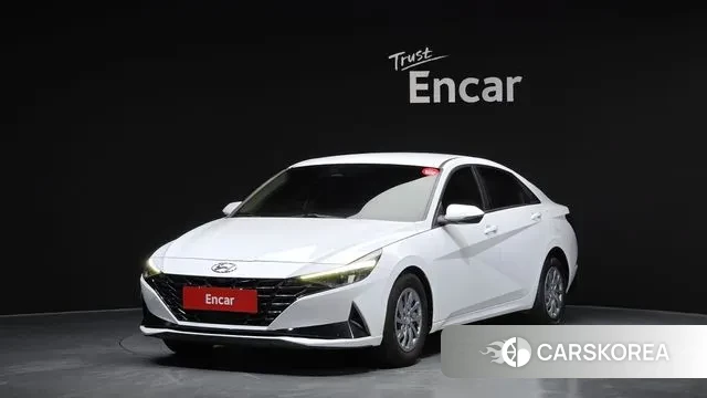 Hyundai Avante (CN7) 2020 Белый из Кореи