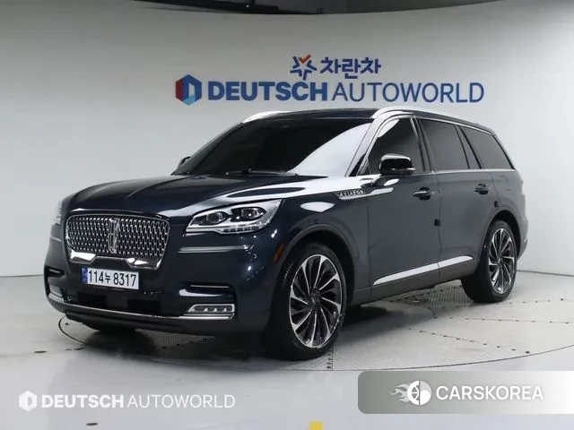 Lincoln Aviator 2nd generation 2023 Синий из Кореи