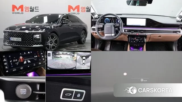 Hyundai Grandeur Hybrid (GN7) 2023 Черный из Кореи