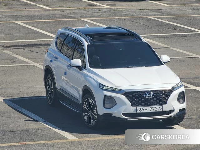 Hyundai Santa Fe TM 2018 Белый из Кореи