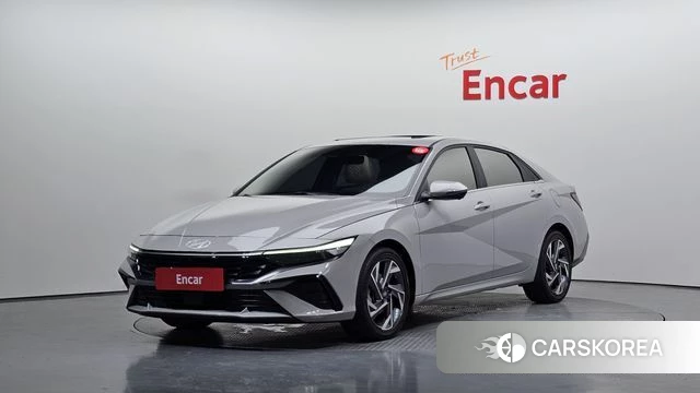 Hyundai The New Avante (CN7) 2023 Серебристо-серый из Кореи