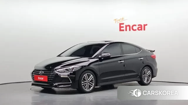 Hyundai Avante AD 2018 Черный из Кореи