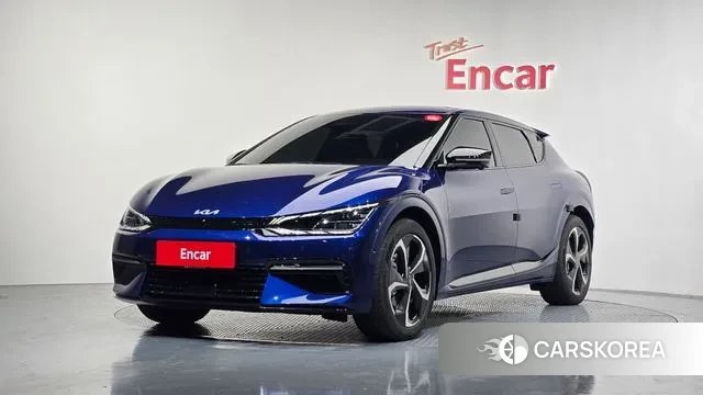 Kia EV6 2023 Синий из Кореи