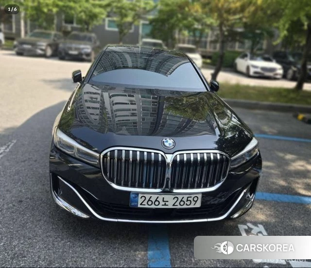 BMW 7 Series (G11) 2020 Черный из Кореи