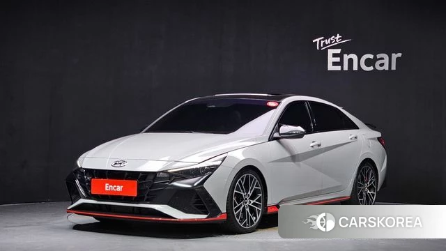 Hyundai Avante (CN7) 2022 Серебристо-серый из Кореи