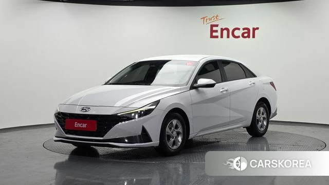 Hyundai Avante (CN7) 2021 Белый из Кореи