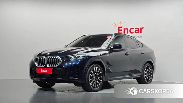 BMW X6 (G06) 2025 Черный из Кореи