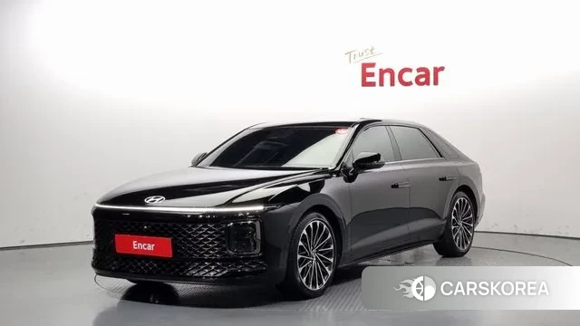 Hyundai Grandeur Hybrid (GN7) 2023 Черный из Кореи