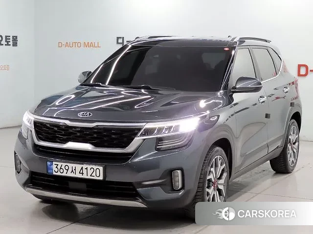 Kia Seltos 2021 Серый из Кореи