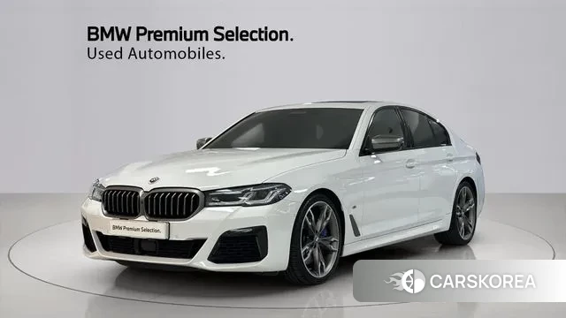 BMW 5 Series (G30) 2021 Белый из Кореи