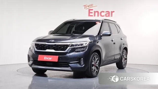 Kia Seltos 2021 Серый из Кореи
