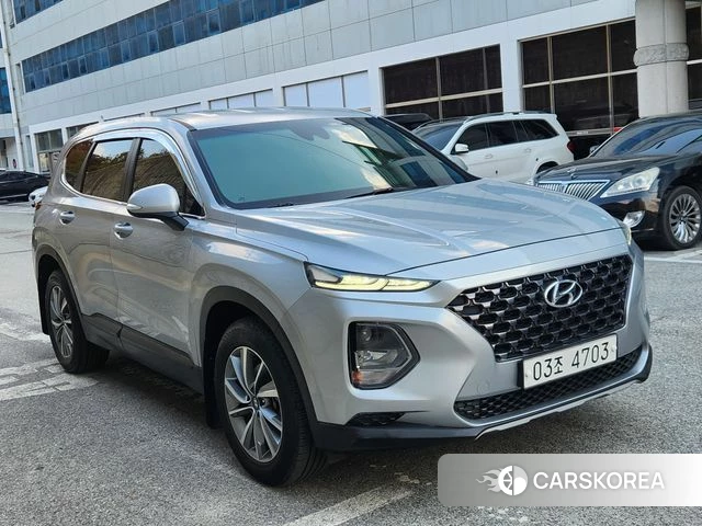 Hyundai Santa Fe TM 2018 Серебристо-серый из Кореи