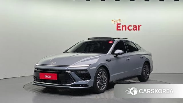 Hyundai Sonata D Edge Hybrid (DN8) 2024 Небесно-голубой из Кореи