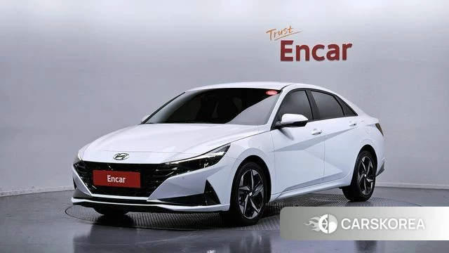Hyundai Avante (CN7) 2022 Белый из Кореи