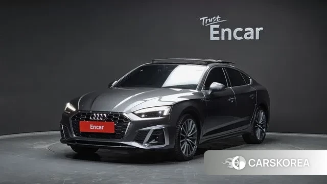 Audi A5 (F5) 2022 Серебристо-серый из Кореи