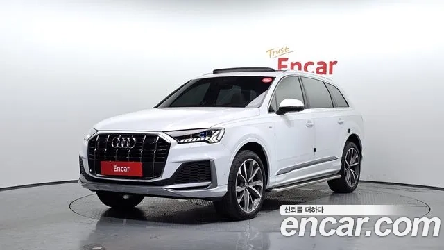 Audi Q7 (4M) 2021 Белый из Кореи