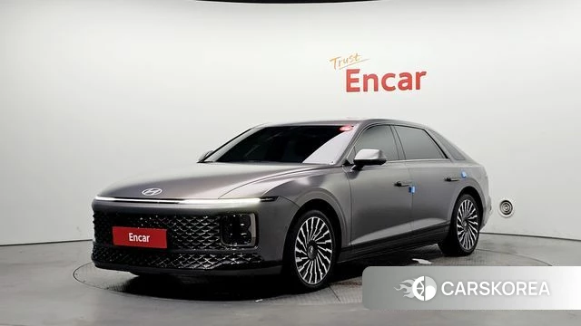 Hyundai Grandeur Hybrid (GN7) 2024 Серебристо-серый из Кореи