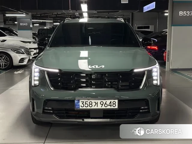 Kia The New Sorento 4th Generation 2024 Светло-зеленый из Кореи
