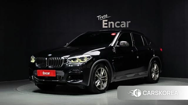 BMW X4 (G02) 2021 Черный из Кореи