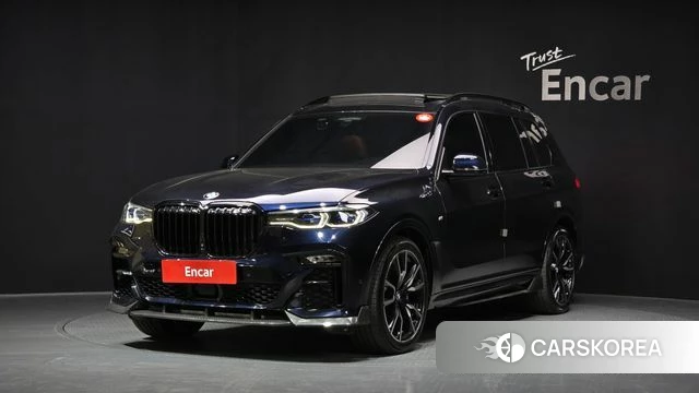 BMW X7 (G07) 2020 Черный из Кореи